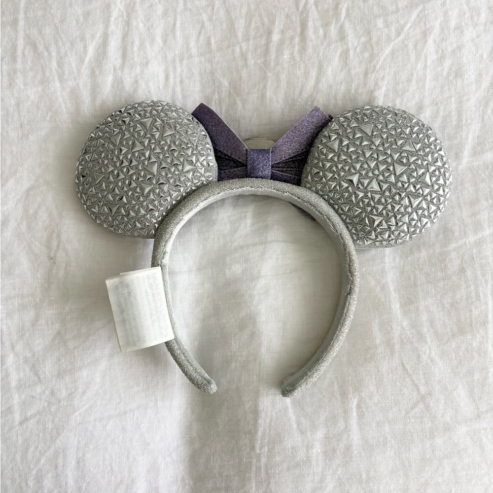 Disney 100th Anniversary Silver and Purple Ears - Picture 2 of 3
